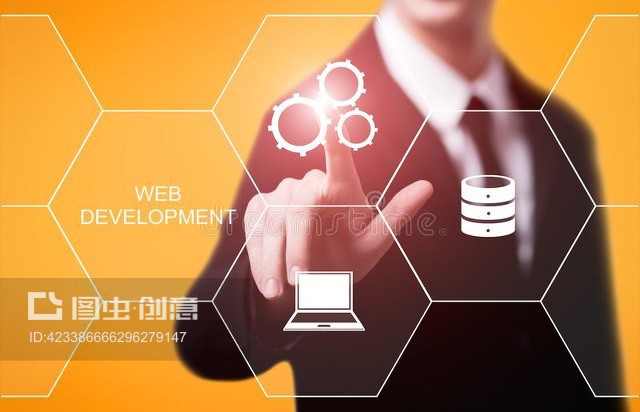 网络开发编码编程互联网技术商业概念Web Development Coding Programming Internet Technology Business concept